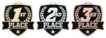 Varsity first, second and third medals